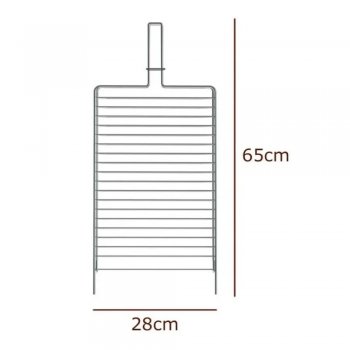 Grelha Bandeja Dupla N°2 65x28x3cm - Stolf - STF550