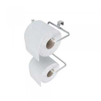 Suporte Duplo para Papel Higiênico para Caixa Acoplada - Stolf - STF1453