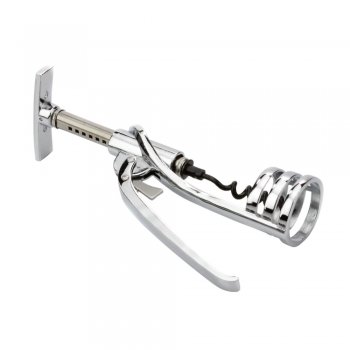 Saca Rolha Espiral Cromado - Marca Mix - GX9041