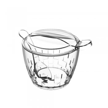 Açucareiro de Mesa Poliestireno - Cristal Transparente - Crippa - 403043-002