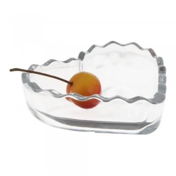 Jogo Bowl Coração Love 4 Peças em Vidro - Class Home - CLH941