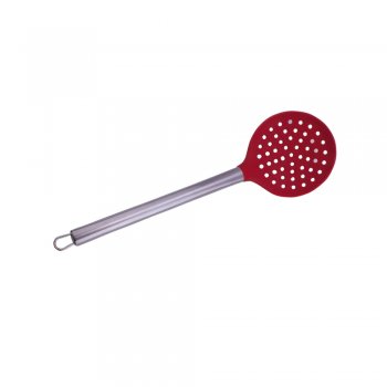Escumadeira Inox com Silicone Vermelho 35cm - Class Home - CLH773