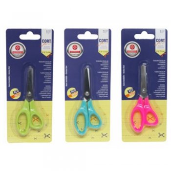 Tesoura Escolar Aço Inox sem ponta 12cm - Mundial - 167N