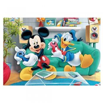Quebra Cabeça Mickey com 63 peças - Etilux - DY-397