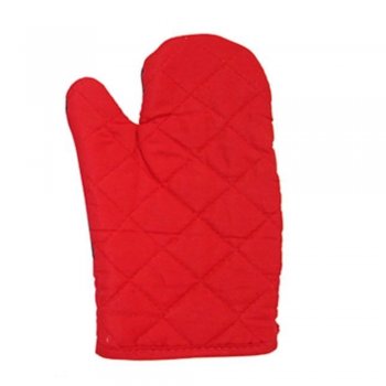 Luva Térmica para Cozinha de Silicone com Neoprene Vermelha e Preta - Ecolumi - ECO-076