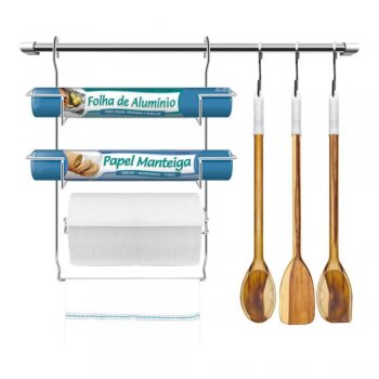 Organizador de Cozinha Suspensa 6 peças Bella Cucina KIT 3 - Stolf - STF1431