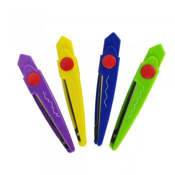 Tesoura Escolar para Picotar 4 Cortes - Mundial - TP-01