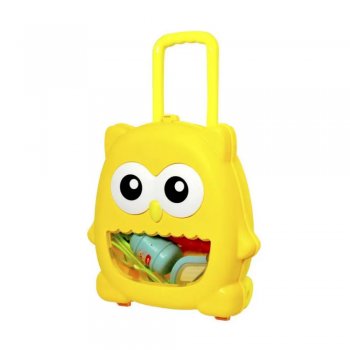 Kit Medico Infantil Doutor Corujinha com maleta e acessórios colors 11 peças - DM BRASIL - DMT5662