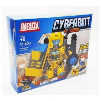 Blocos de Montar Cyberbot Megarobots 2 em 1 Inblox - AKT3285