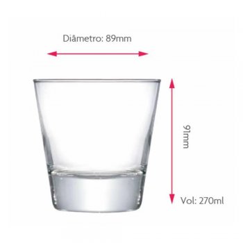 Copo Caipirinha Conico Stockholm 270ml - Ruvolo - 740180355