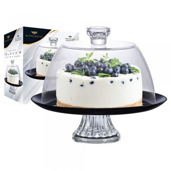 Boleira Black M com pé e tampa - Ruvolo - 8010410