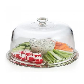 Porta Bolo Tampa Acrílica 5 em 1 - Ruvolo - 80605