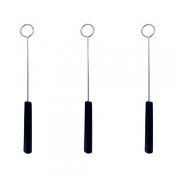 Garfo Redondo para Banhar Chocolate 3 unidades Bakery - UC60-01