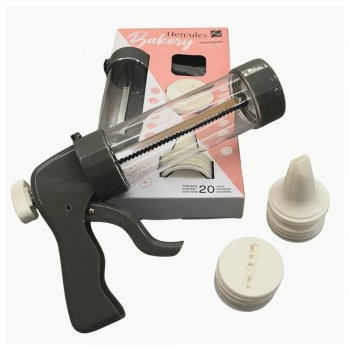 Biscoiteira Bakery Kit Confeitar - Bisnaga, Discos e Bicos - UC105