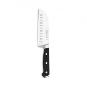 Faca Santoku Preta Granton Edge - Chef Kitchen - Mundial - 8