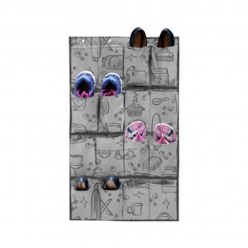 Sapateira Vertical 08 Pares De Sapato Prática Estampada Util - 1103