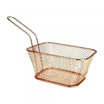 PETISQUEIRA ARAMADO/TELADO C/CB. METALIZADO ROSE GOLD 23X14X11CM 96457 FWB