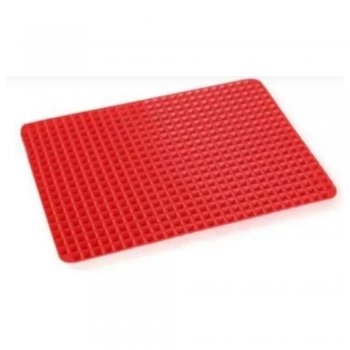 Tapete P/Forno De Silicone Vermelho 220 Graus 40,5X29Cm Na Caixa Cla09155 Wincy
