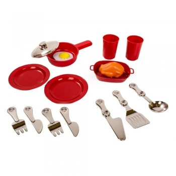 Chef Kids Kit Cozinha 16 peças - Zuca Toys - 7732