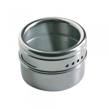 Porta condimento inox - kit com 3 potes + base Wellmix - WX3878