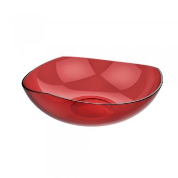 Saladeira Trio, Vermelho Transparente, Crippa - 403014-006