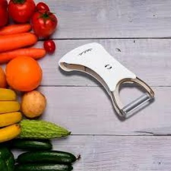 Descascador/Fatiador Duplo De Legumes Plástico Laminas Em Aço Inox Weck