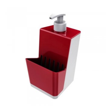 Dispensador - Vermelho, Crippa, 40503003, branco/vermelho