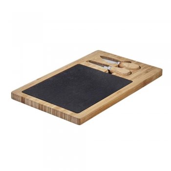 Jogo para Queijo Bambú 33cm 3 Peças - Hauskraft - JGQJ-001