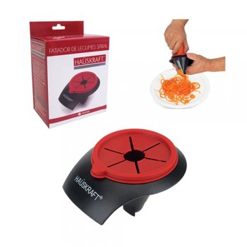 Cortador / Fatiador Legumes Espiral de Inox/Plástico 11,5 X 7cm - Hauskraft - CRLE-001