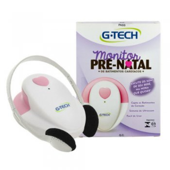 Monitor Pré-Natal Batimentos Cardíacos Baby Doppler G-Tech - DOPGT1G