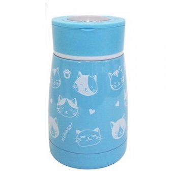 Garrafa Térmica de Inox decorada gatinho Colors 180ml - FWB - FWB96684