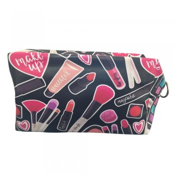 Necessaire Retangular Estampa Sortidas 17X11X8Cm - Top Rio - TRC7909