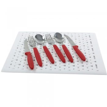 Grade de Pia / Tapete Escorredor de Louça Branco - Crippa - 403039-001