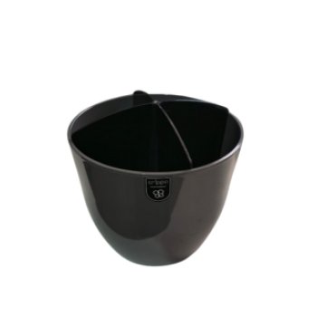 Escorredor de Talheres Smart T Chumbo/Preto Polipropileno - Crippa - 403037-003