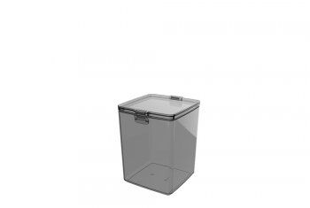 Pote Hermético 1,5L Policarbonato Fumê Transparente - Crippa - 405021-004