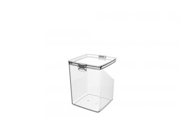 Pote 1, 5L Hermético - Cristal, Crippa, 40205021, transparente